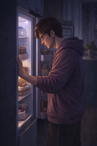Závislost na jídle – noční přejídání a nutkání jíst bez fyzického hladu